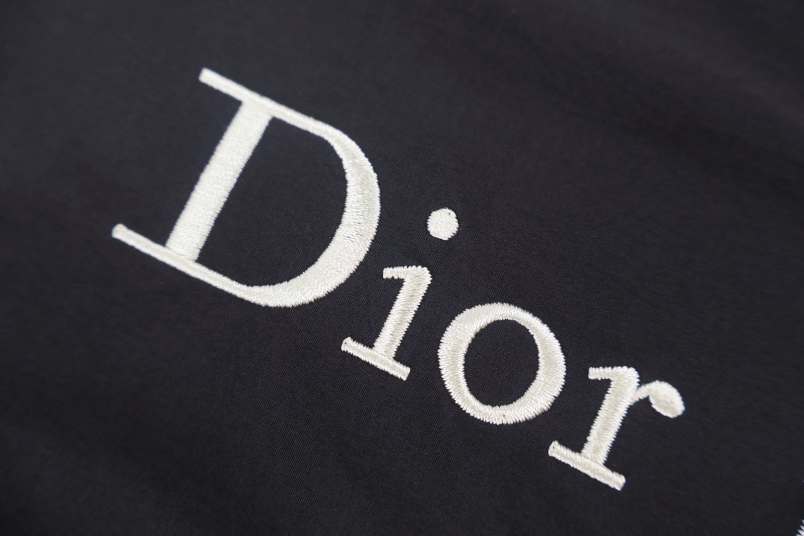 DIOR 迪奥 字母标识刺绣尼龙立领拉链夹克 外套 长袖 黑色 B5 683C572A2031-C981