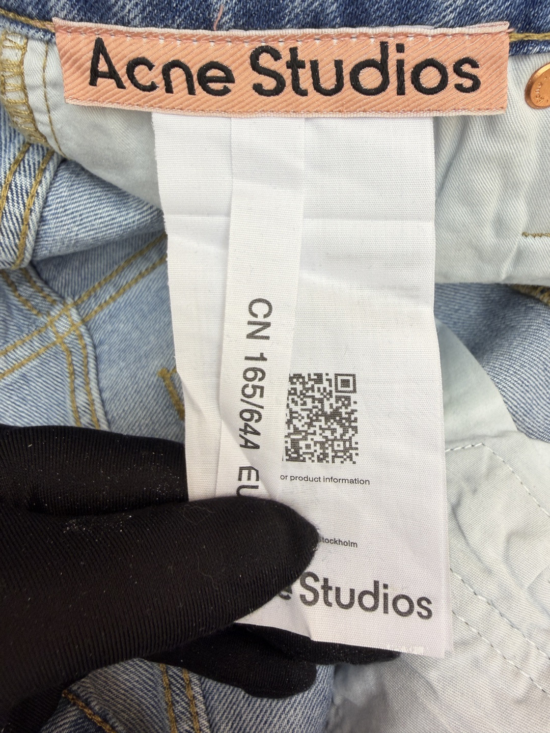 Acne Studios 五袋结构设计牛仔裤 长裤 裤子 蓝白色 B5 AK1060-AF2