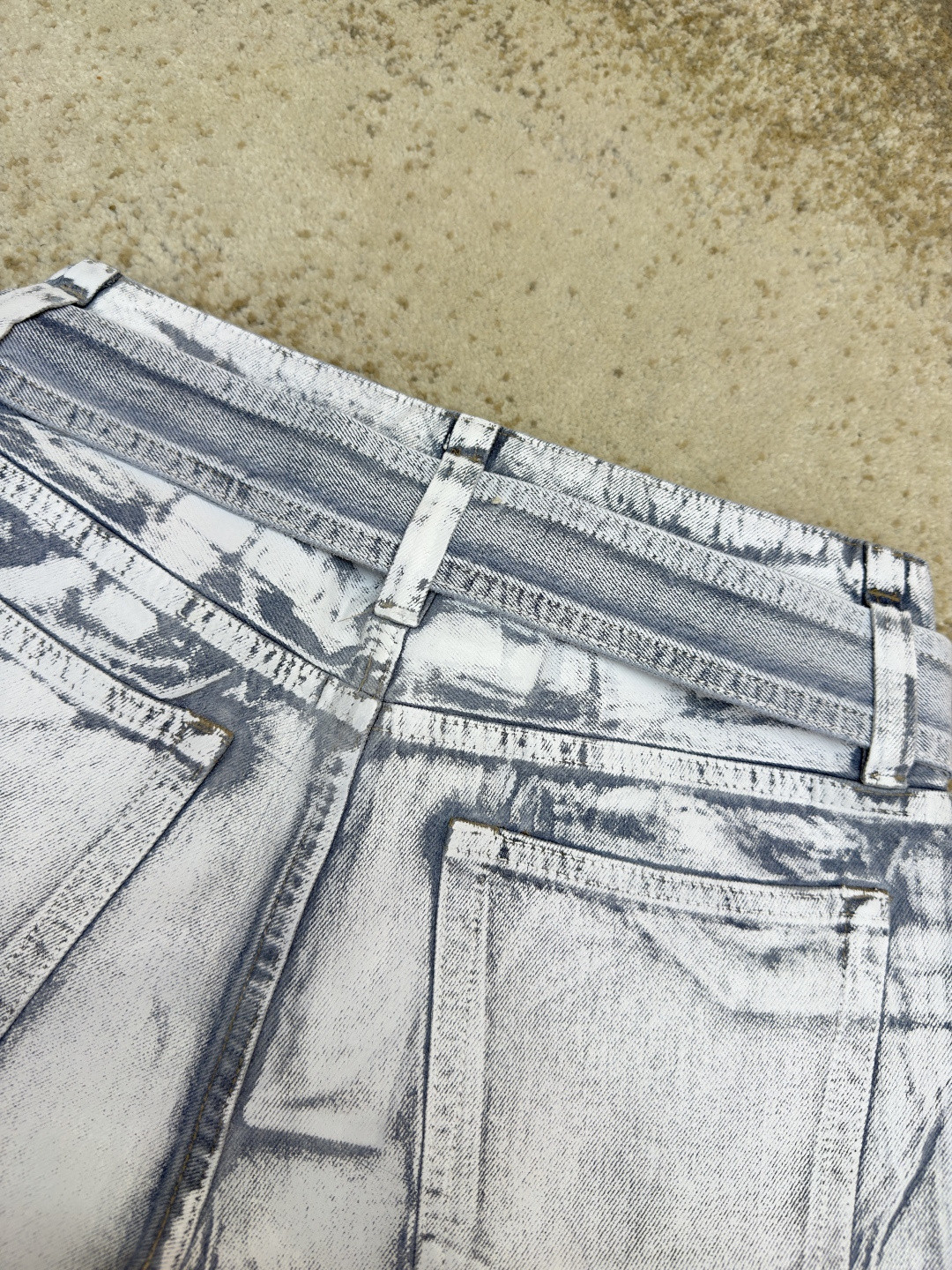 Acne Studios 五袋结构设计牛仔裤 长裤 裤子 蓝白色 B5 AK1060-AF2