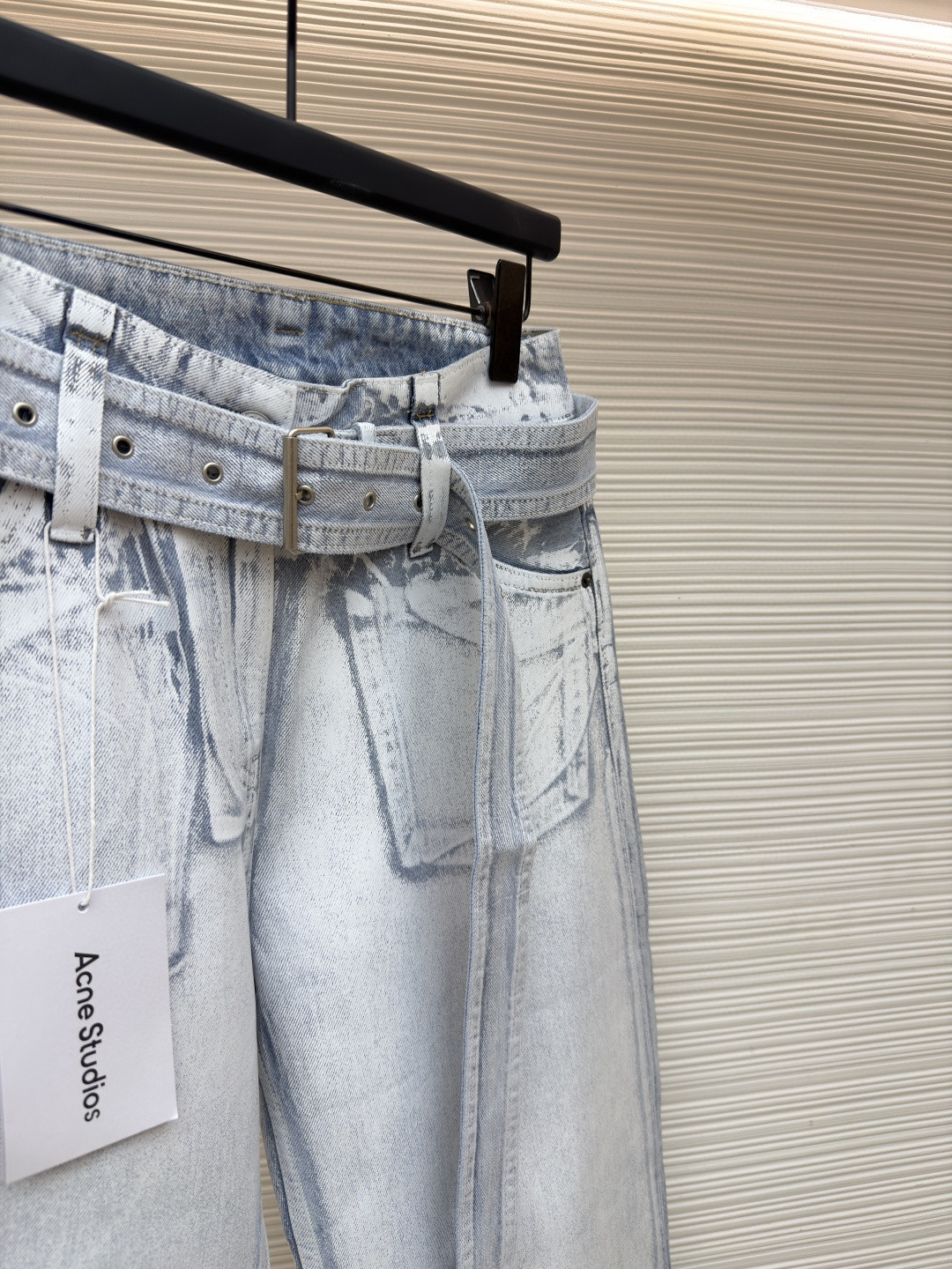 Acne Studios 五袋结构设计牛仔裤 长裤 裤子 蓝白色 B5 AK1060-AF2