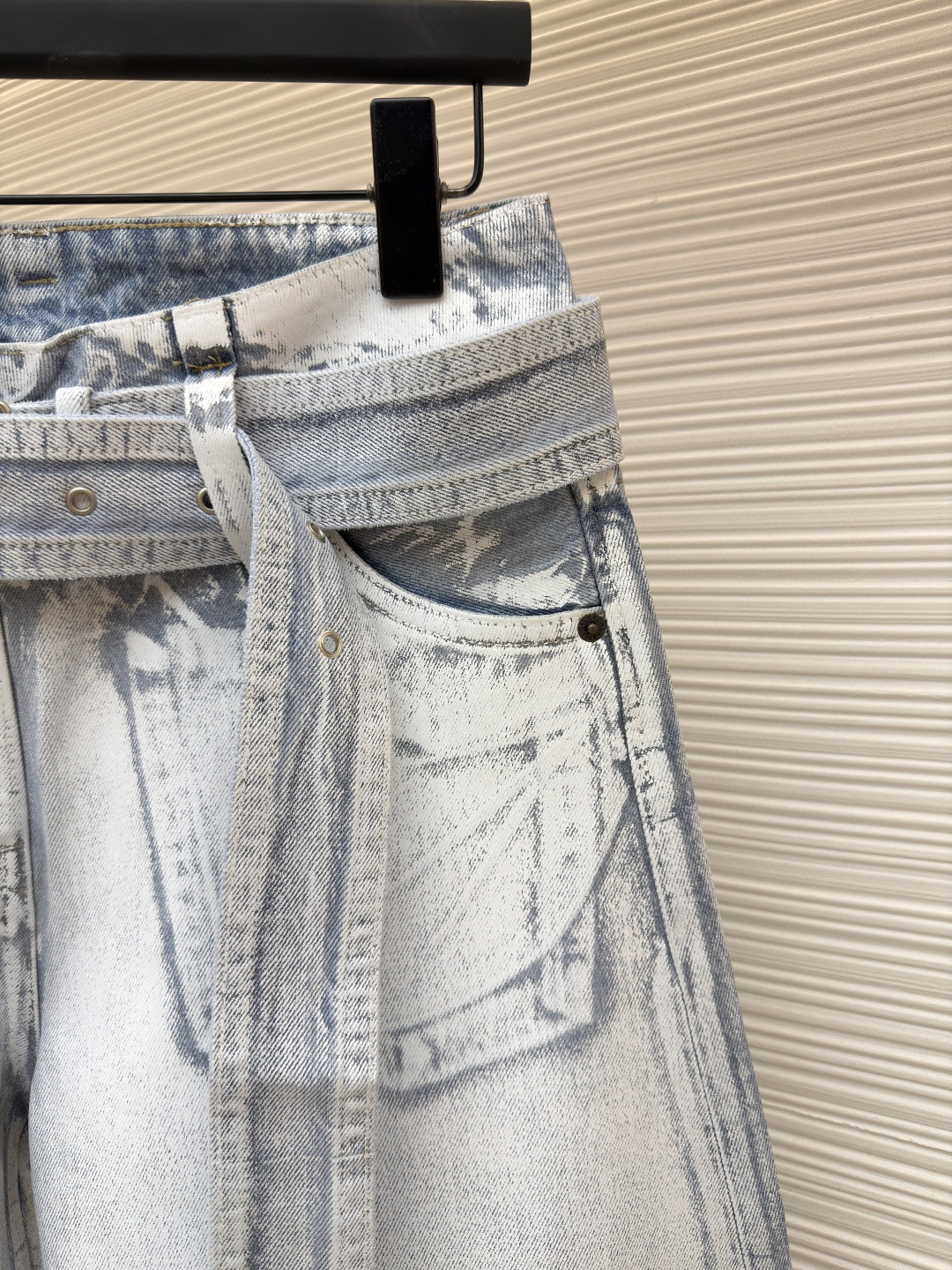 Acne Studios 五袋结构设计牛仔裤 长裤 裤子 蓝白色 B5 AK1060-AF2