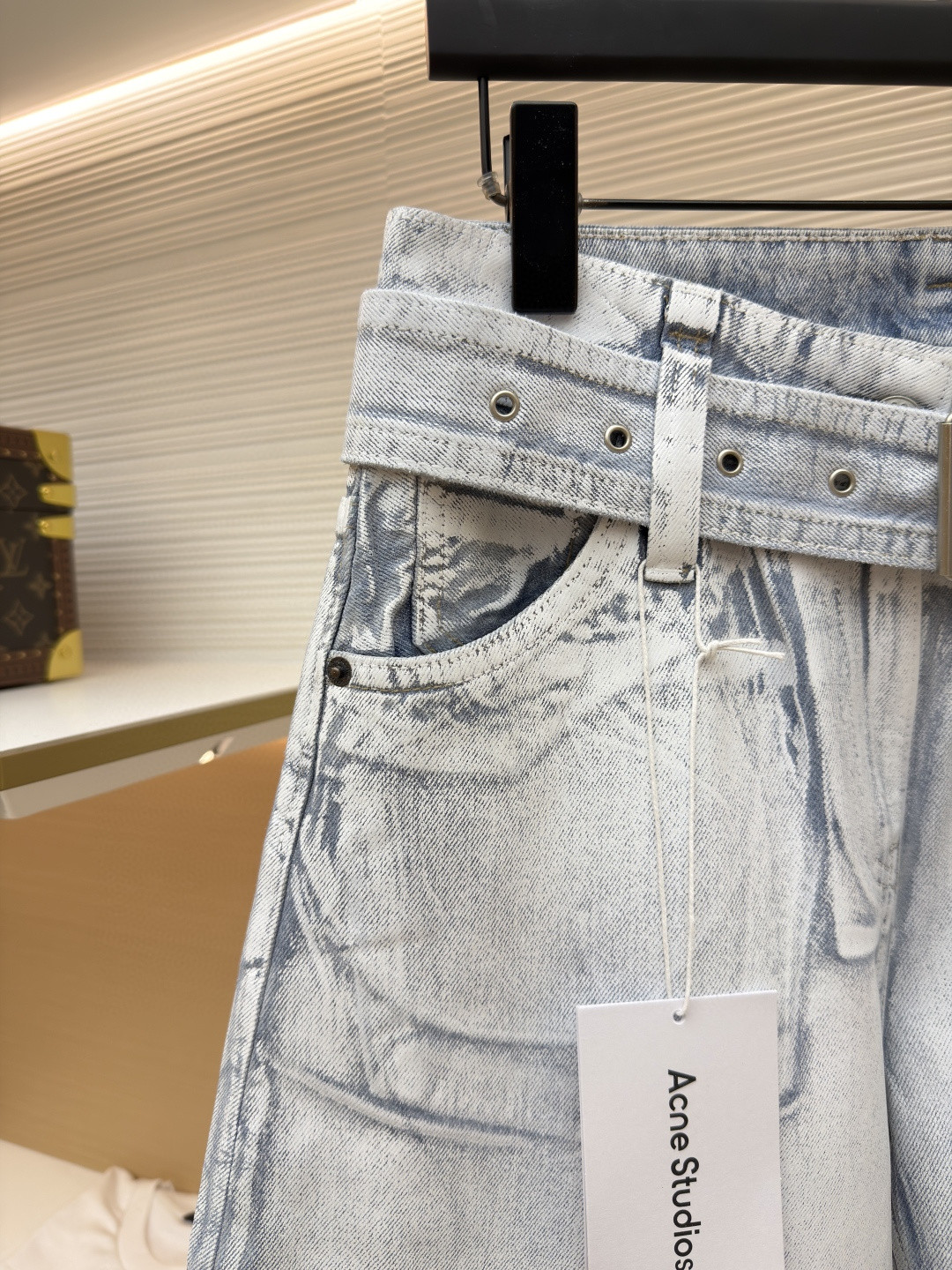 Acne Studios 五袋结构设计牛仔裤 长裤 裤子 蓝白色 B5 AK1060-AF2