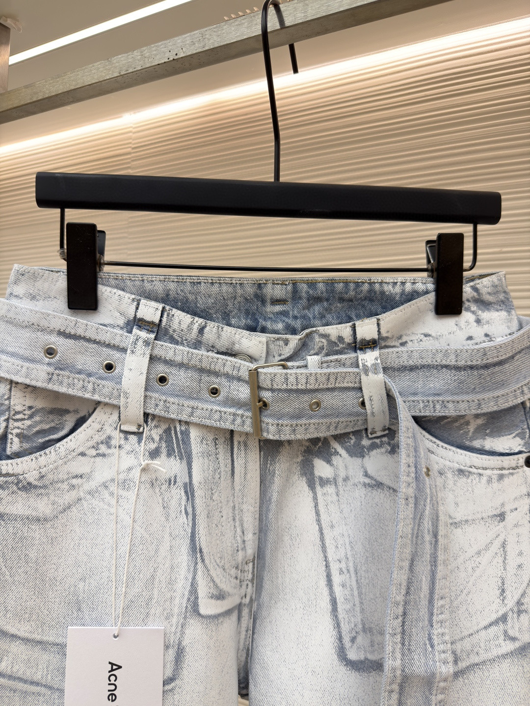 Acne Studios 五袋结构设计牛仔裤 长裤 裤子 蓝白色 B5 AK1060-AF2