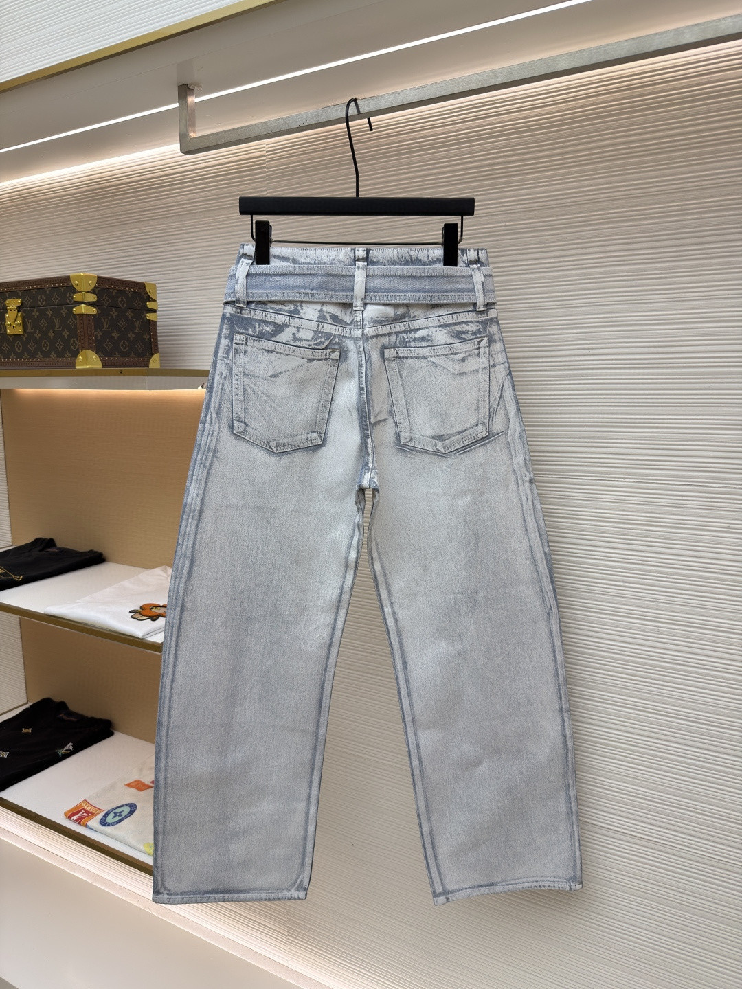 Acne Studios 五袋结构设计牛仔裤 长裤 裤子 蓝白色 B5 AK1060-AF2
