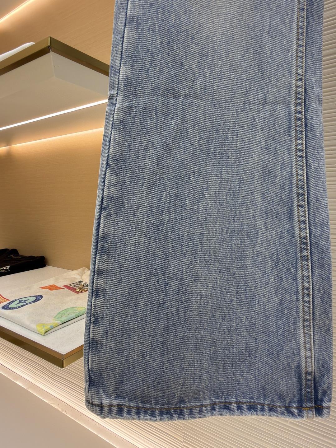 Acne Studios 假两件牛仔裙裤 长裤 裤子 女款 蓝色 B5 