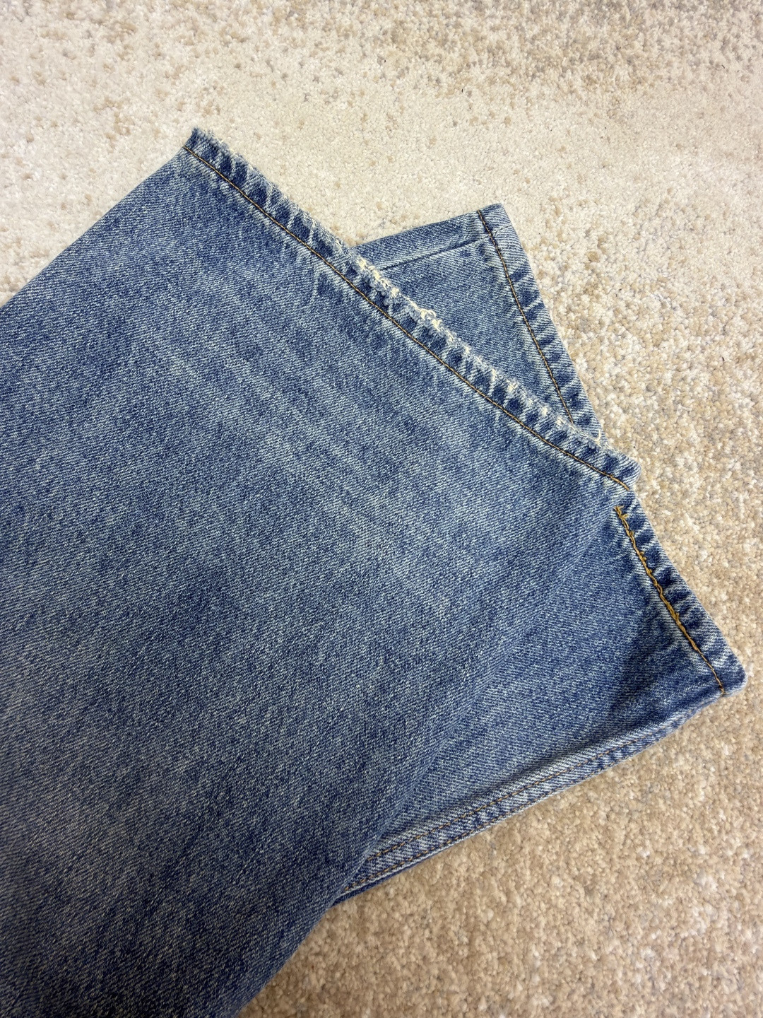 Acne Studios 做旧破洞牛仔裤 长裤 裤子 蓝色 B0 