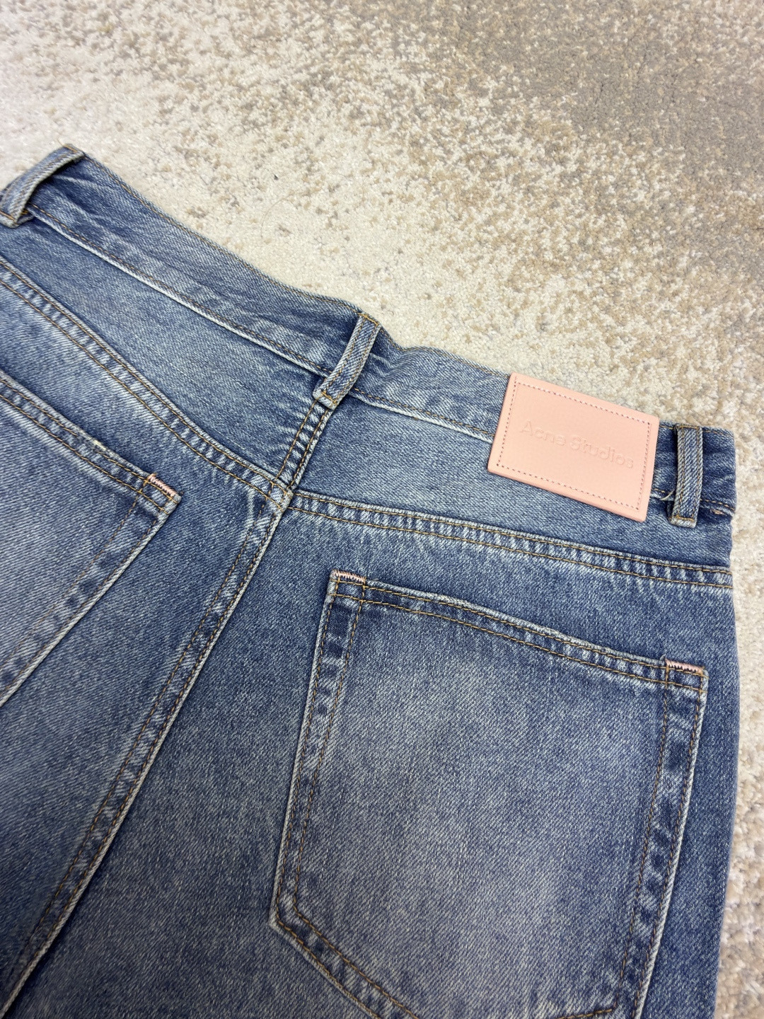 Acne Studios 做旧破洞牛仔裤 长裤 裤子 蓝色 B0 