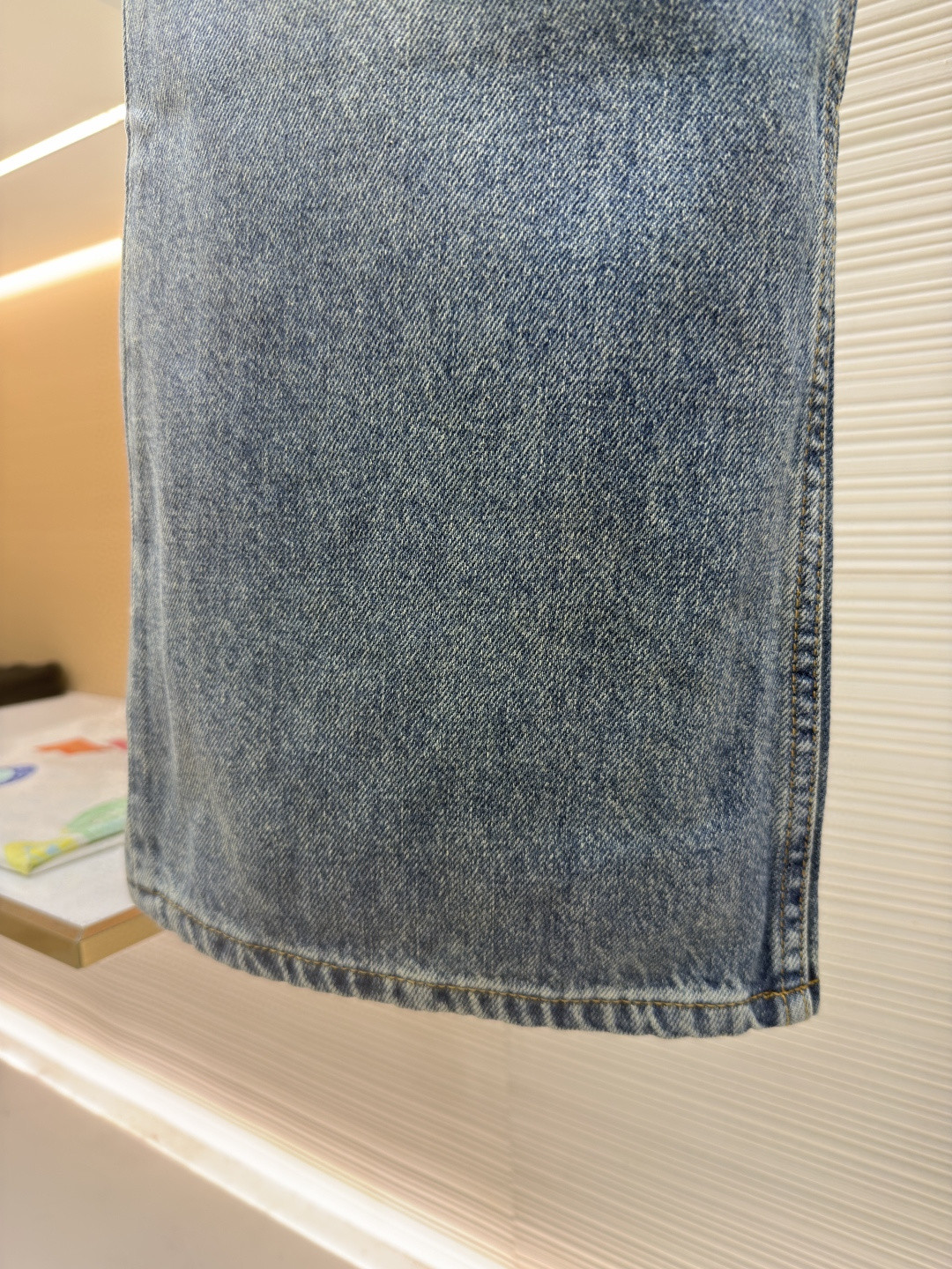 Acne Studios 做旧破洞牛仔裤 长裤 裤子 蓝色 B0 