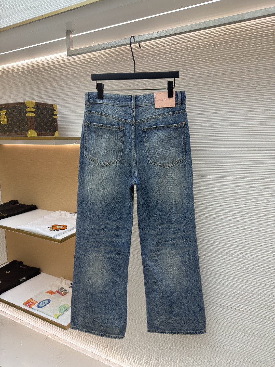 Acne Studios 做旧破洞牛仔裤 长裤 裤子 蓝色 B0 