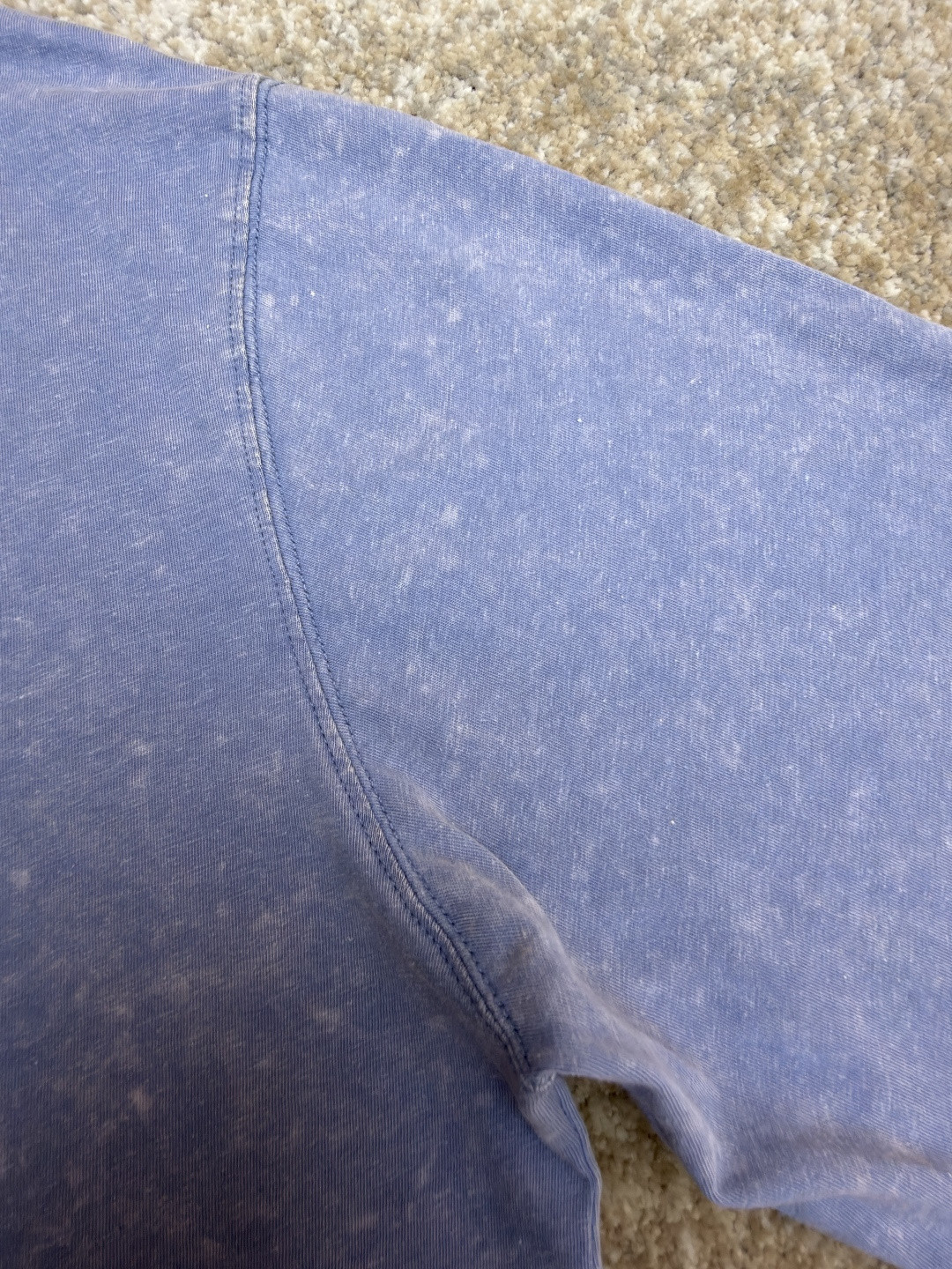 Acne Studios 1996宽松字母数字印花圆领T恤 打底衫 长袖 白色 蓝色 A5 AL0512-AEG