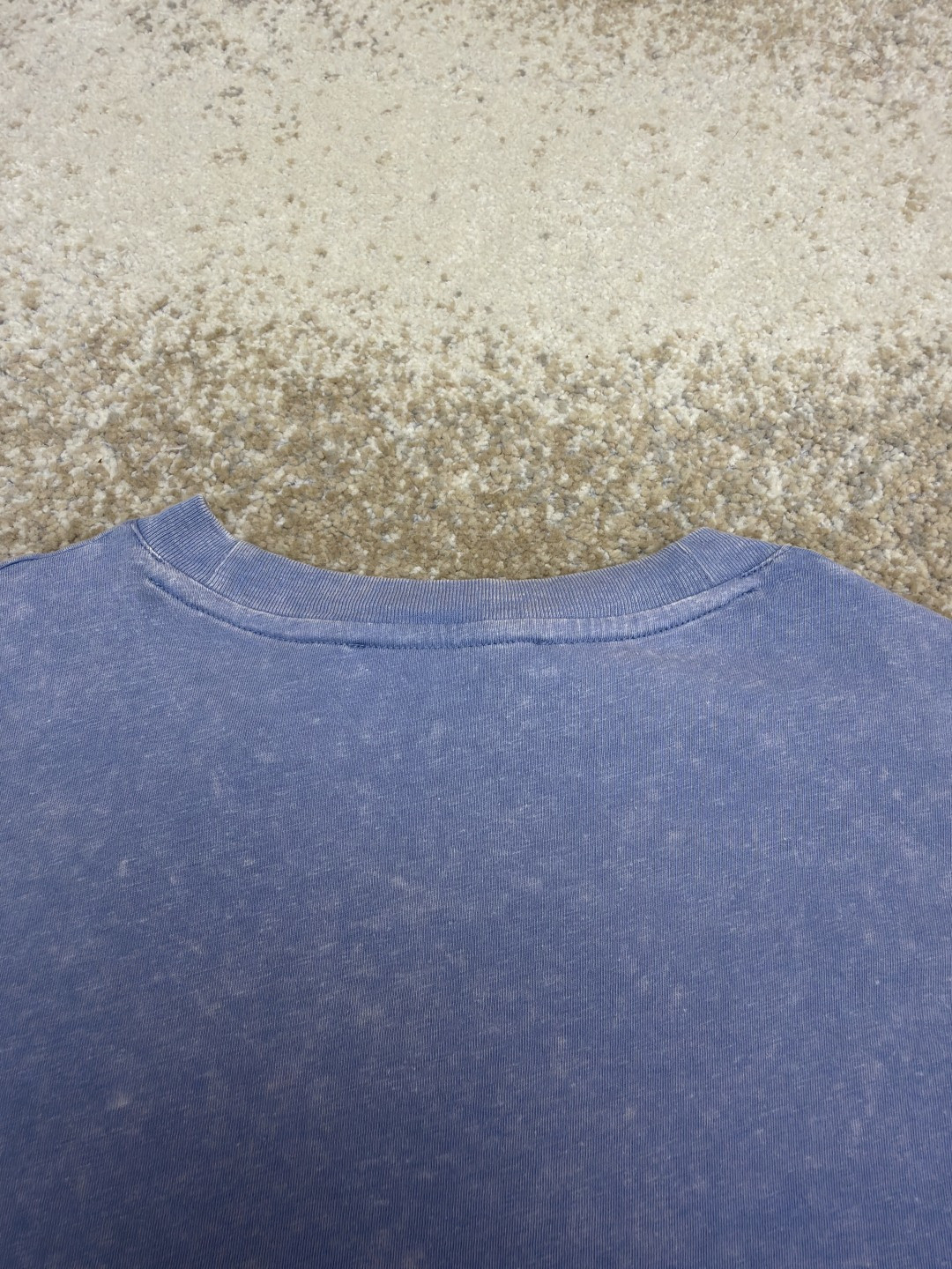 Acne Studios 1996宽松字母数字印花圆领T恤 打底衫 长袖 白色 蓝色 A5 AL0512-AEG