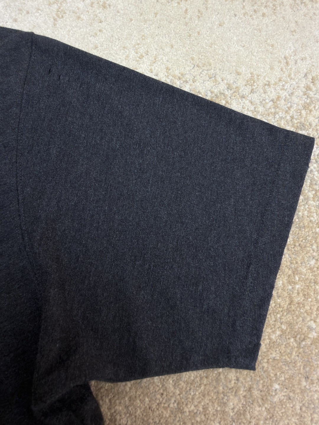 Acne Studios 喷绘字母圆领T恤 短袖 黑色 A0 BL0430-BM0