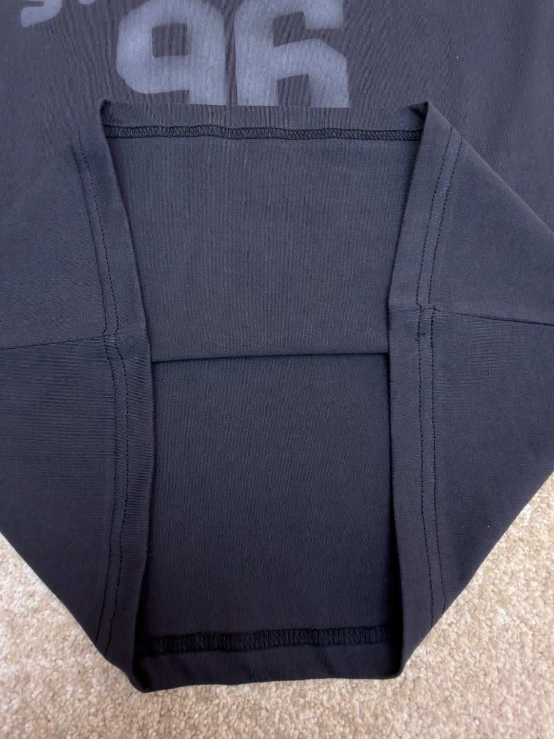 Acne Studios 徽标图案圆领T恤 短袖 女款 黑色 A0 AL0539-DC2