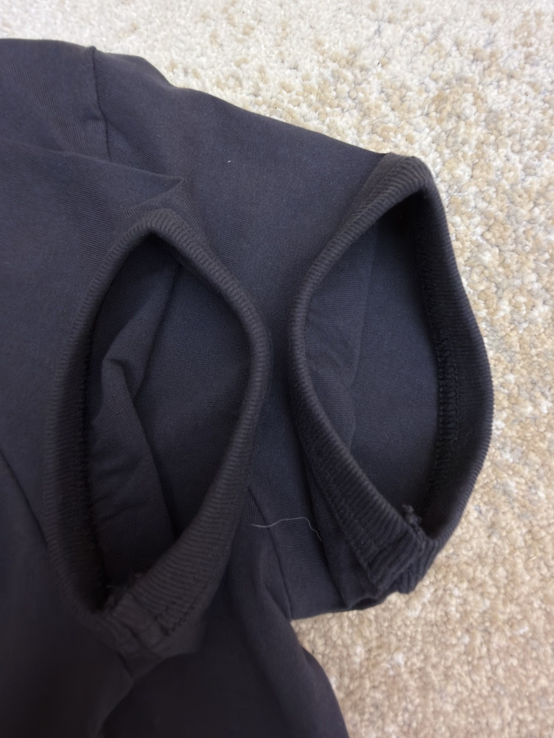 Acne Studios 徽标图案圆领T恤 短袖 女款 黑色 A0 AL0539-DC2