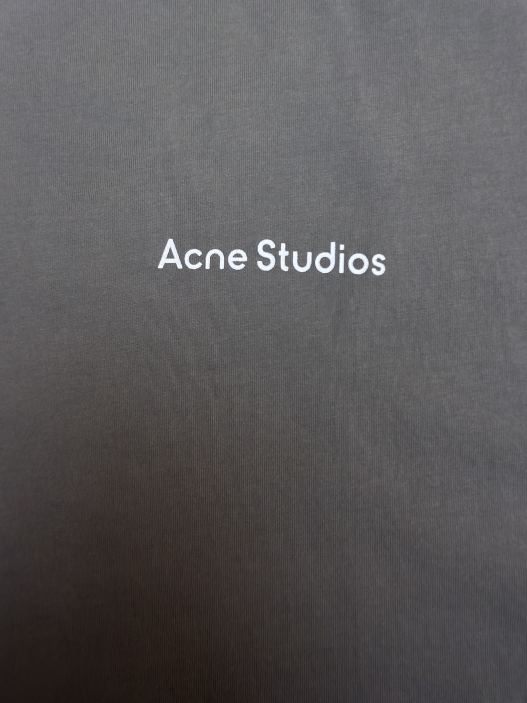 Acne Studios 补丁贴布圆领T恤 短袖 灰色 A5 CL0446-BHR