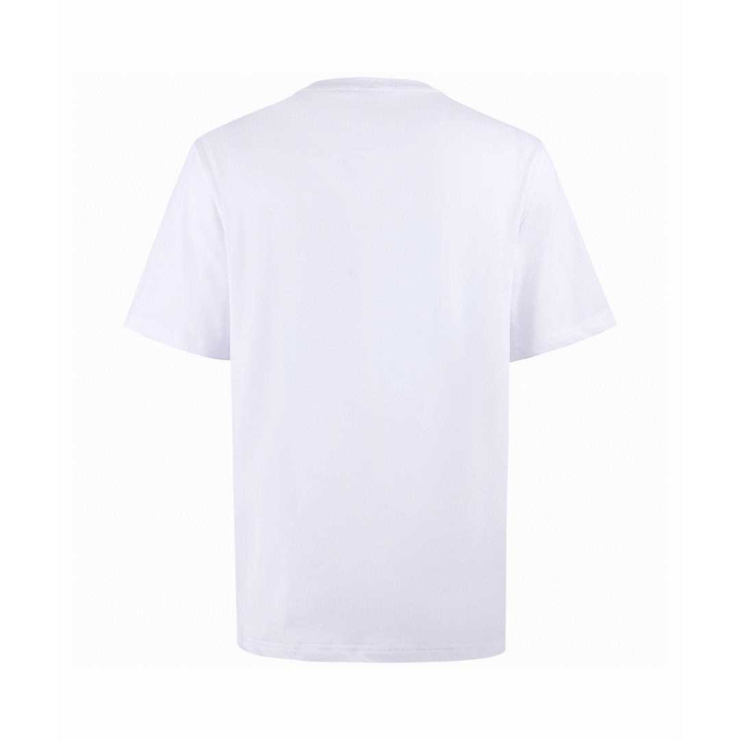 Berluti 皮革标签圆领短袖 T恤 夏款 白色 黑色 A0 R26JRS93003000
