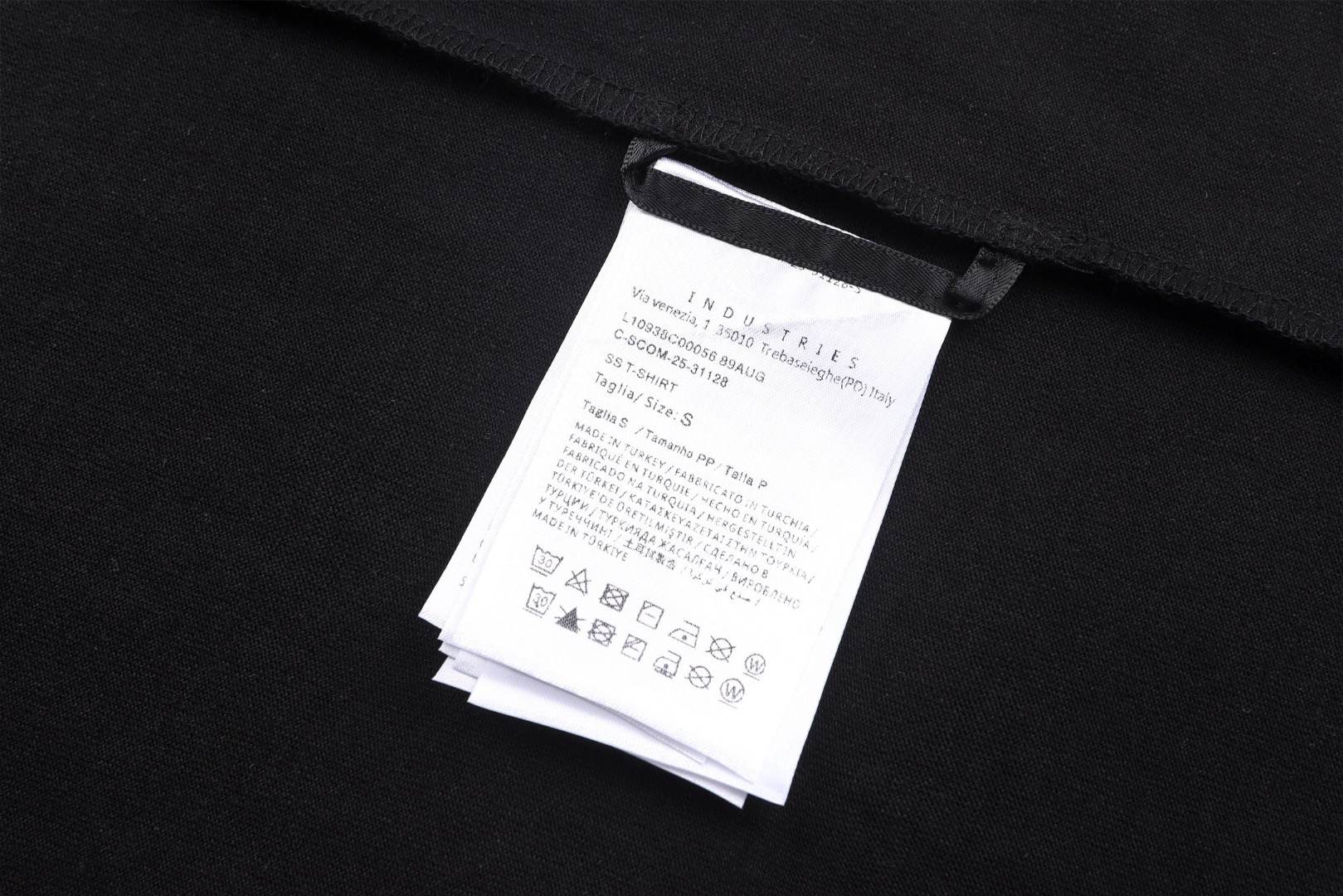 Moncler 蒙口 印花刺绣标识圆领短袖 T恤 夏季 黑色 A0 L10938C0005689AUG999
