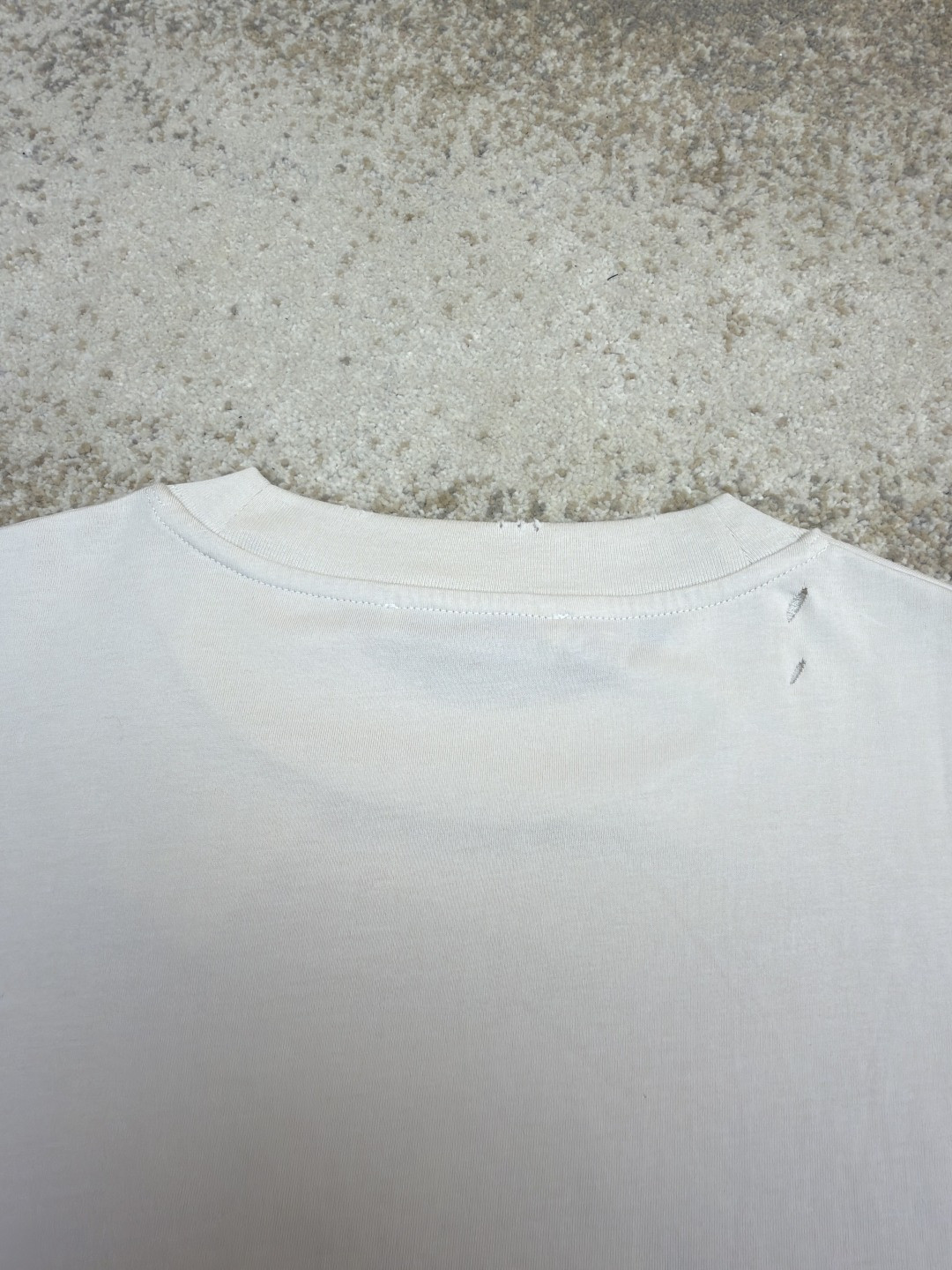 Acne Studios 喷绘字母圆领T恤 短袖 灰白色 A0 BL0430-DC6