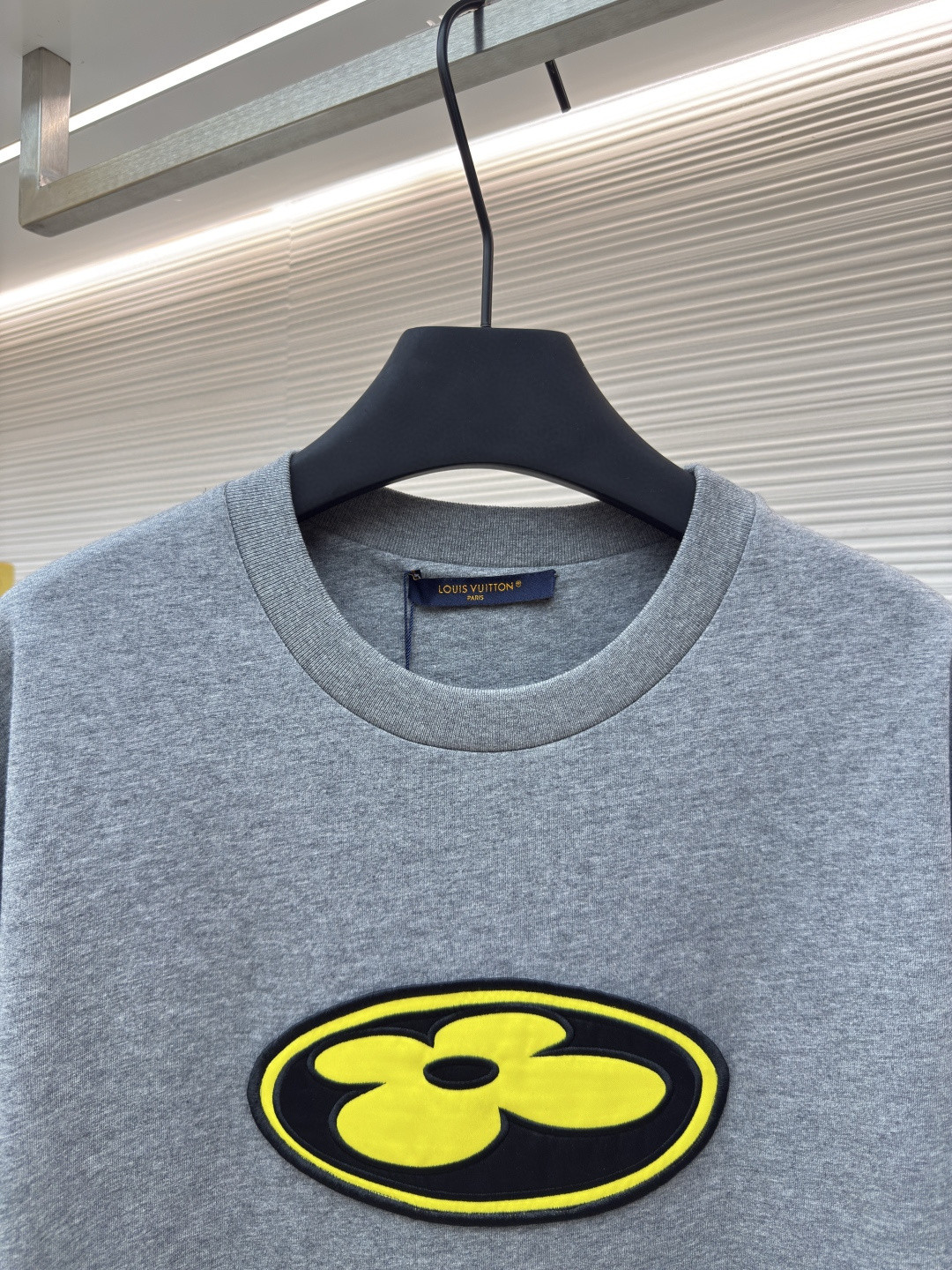 LOUIS VUITTON 路易威登 LV Nigo 联名款 贴布章仔刺绣 T恤 短袖 灰色 A5 1AIMMD