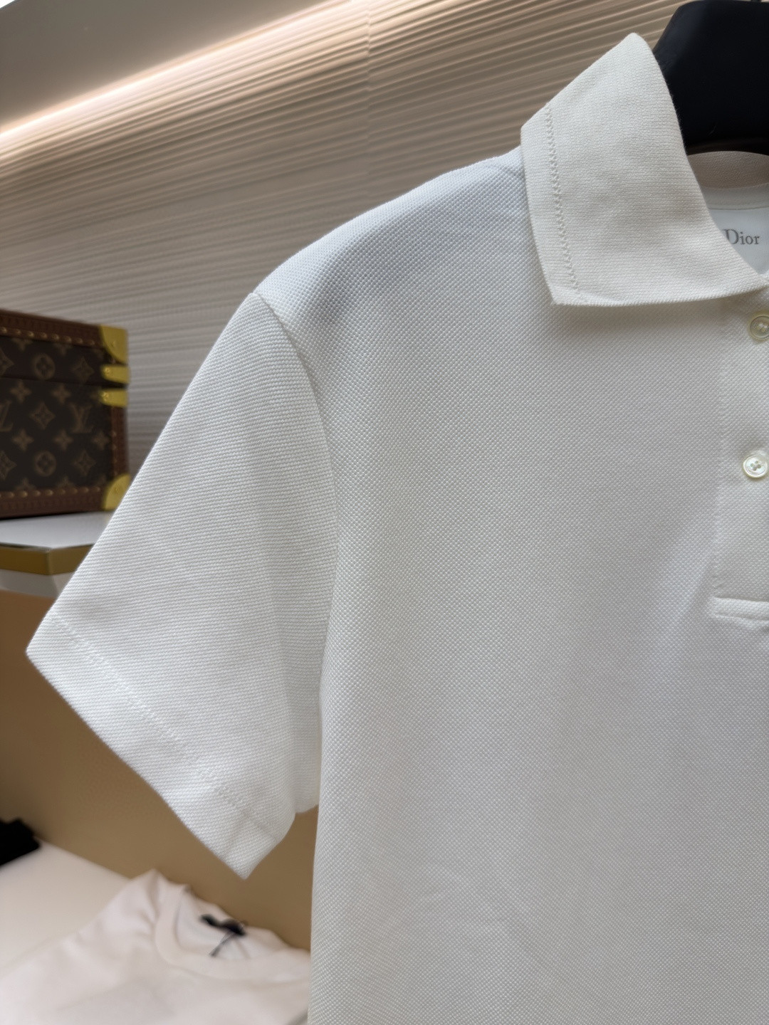 DIOR 迪奥 徽章刺绣Polo衫 短袖 女款 白色 绿色 粉色 A0 623T16A4C95-X0150