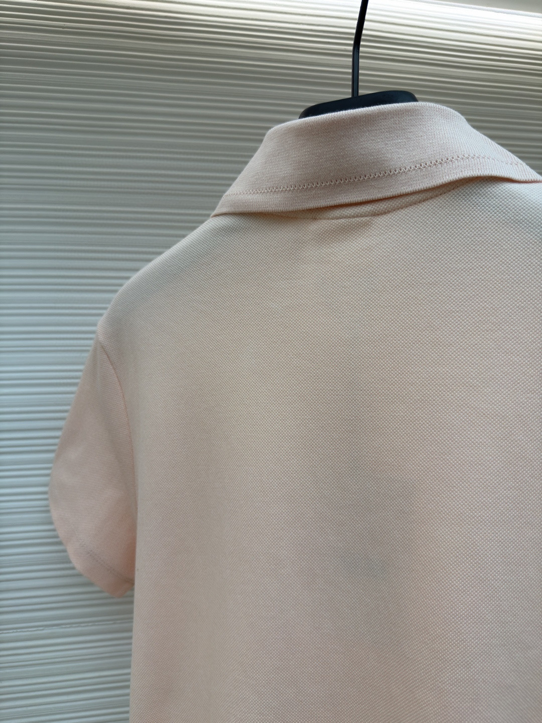 DIOR 迪奥 徽章刺绣Polo衫 短袖 女款 白色 绿色 粉色 A0 623T16A4C95-X0150