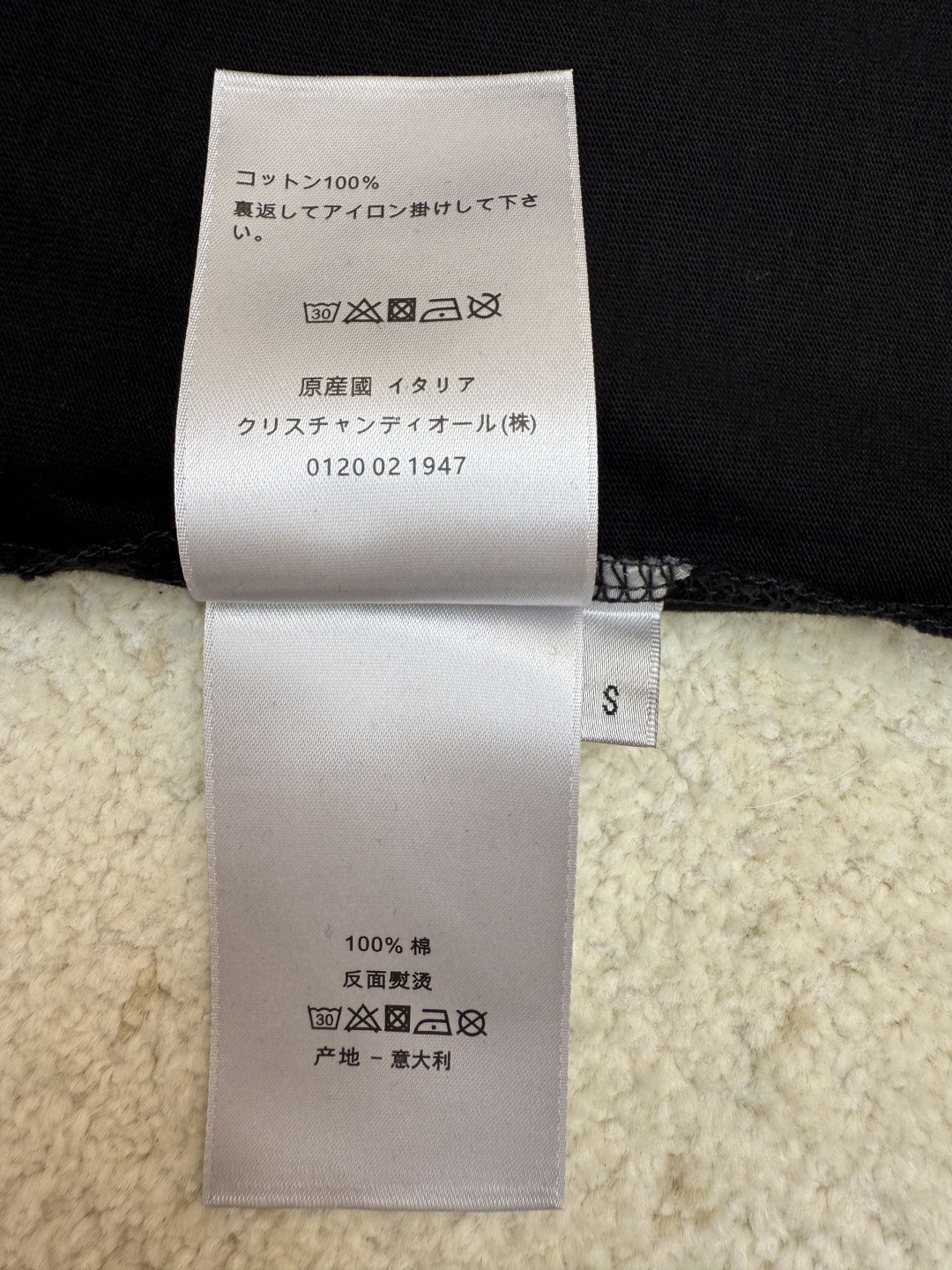 DIOR 迪奥 做旧字母标识印花圆领短袖 T恤 夏季 白色 黑色 A0 593J696X0677-C085