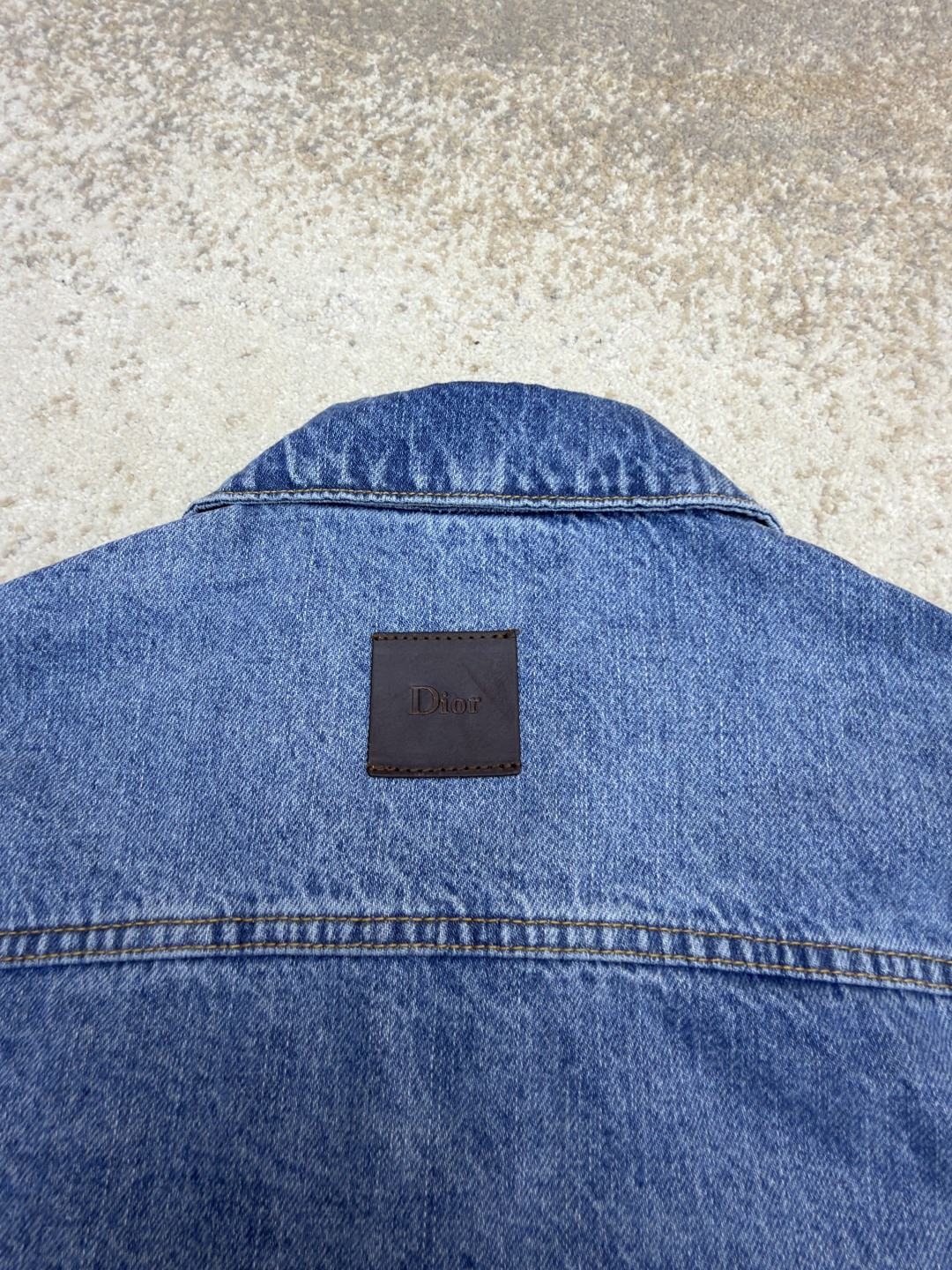 DIOR 迪奥 口袋刺绣拉链工装牛仔外套 夹克 外套 长袖 蓝色 B5 683D487A3062-C580