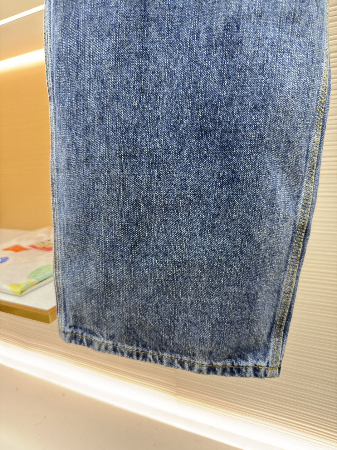 DIOR 迪奥 口袋刺绣工装牛仔裤 长裤 裤子 蓝色 B5 683D182B3062-C530