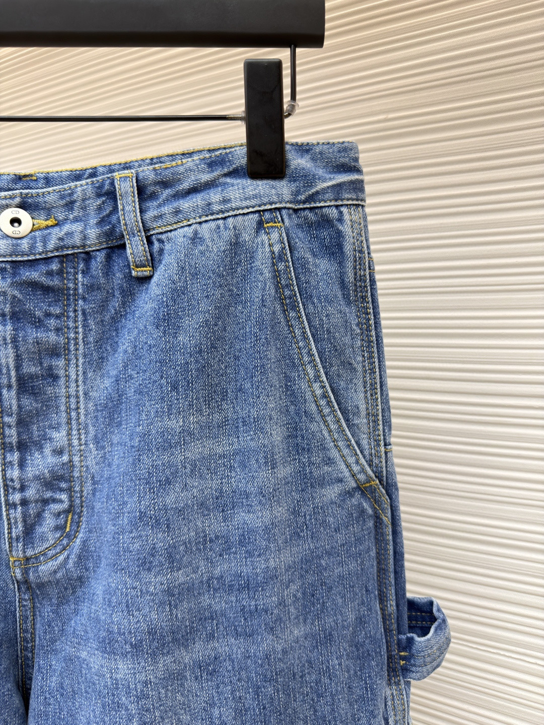 DIOR 迪奥 口袋刺绣工装牛仔裤 长裤 裤子 蓝色 B5 683D182B3062-C530