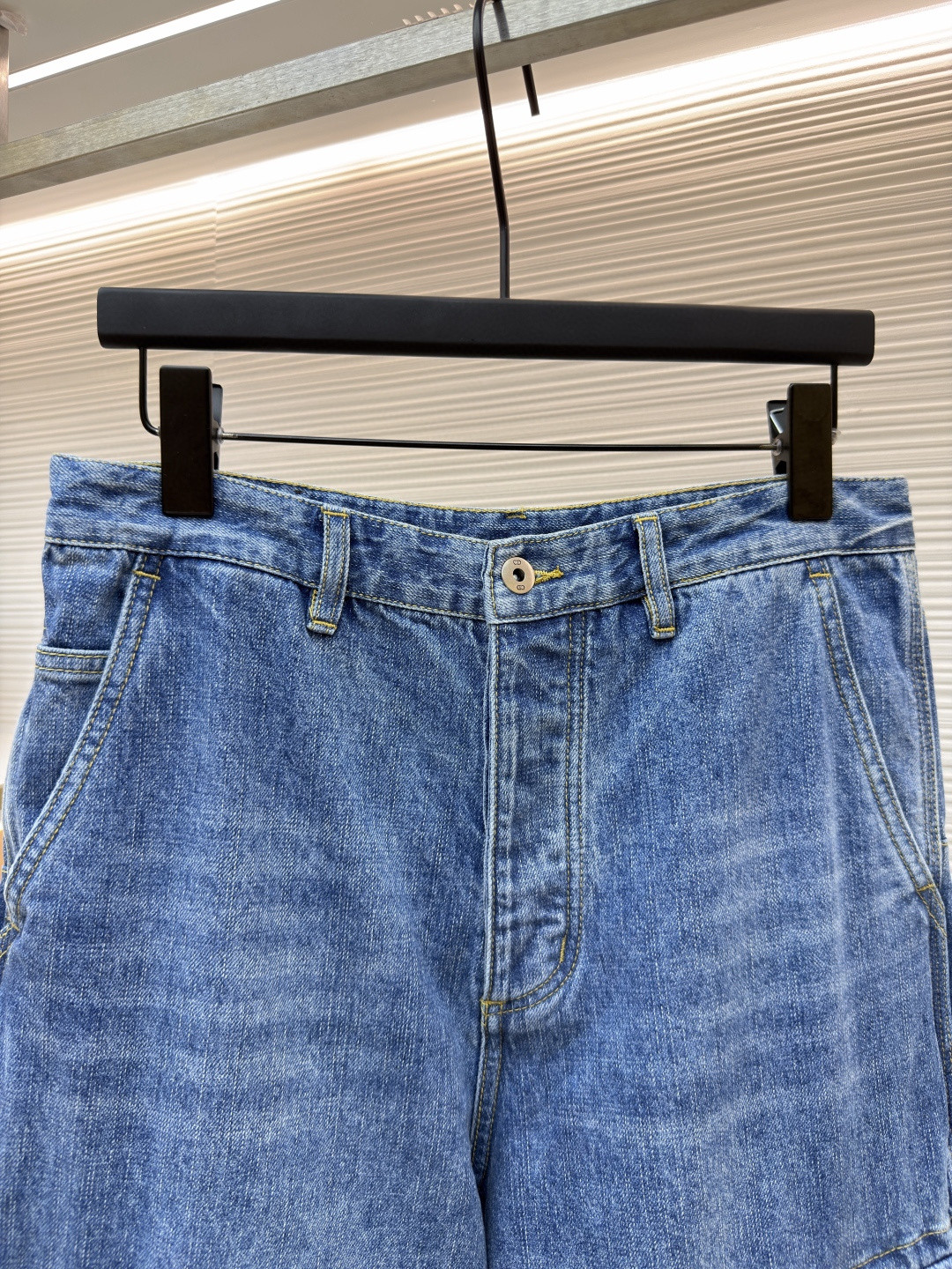 DIOR 迪奥 口袋刺绣工装牛仔裤 长裤 裤子 蓝色 B5 683D182B3062-C530