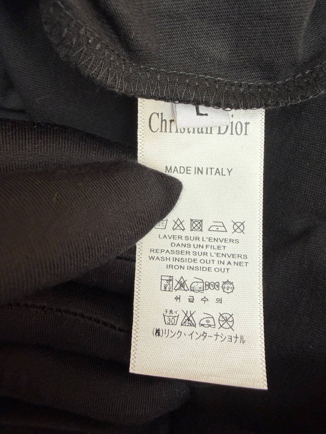 DIOR 迪奥 幸运星刺绣圆领短袖 T恤 夏款 女款 白色 黑色 A0 613T06E4414-X1991