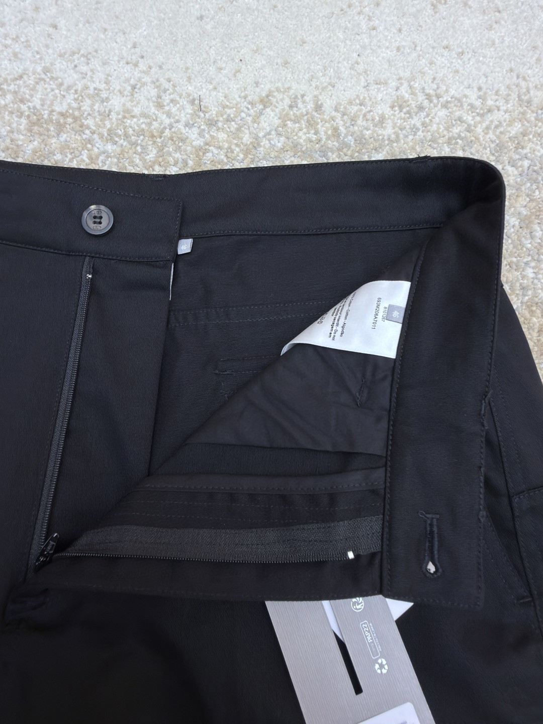 DIOR 迪奥 棉质华达呢工装裤 短裤 裤子 米色 黑色 B5 693C147A3131-C100