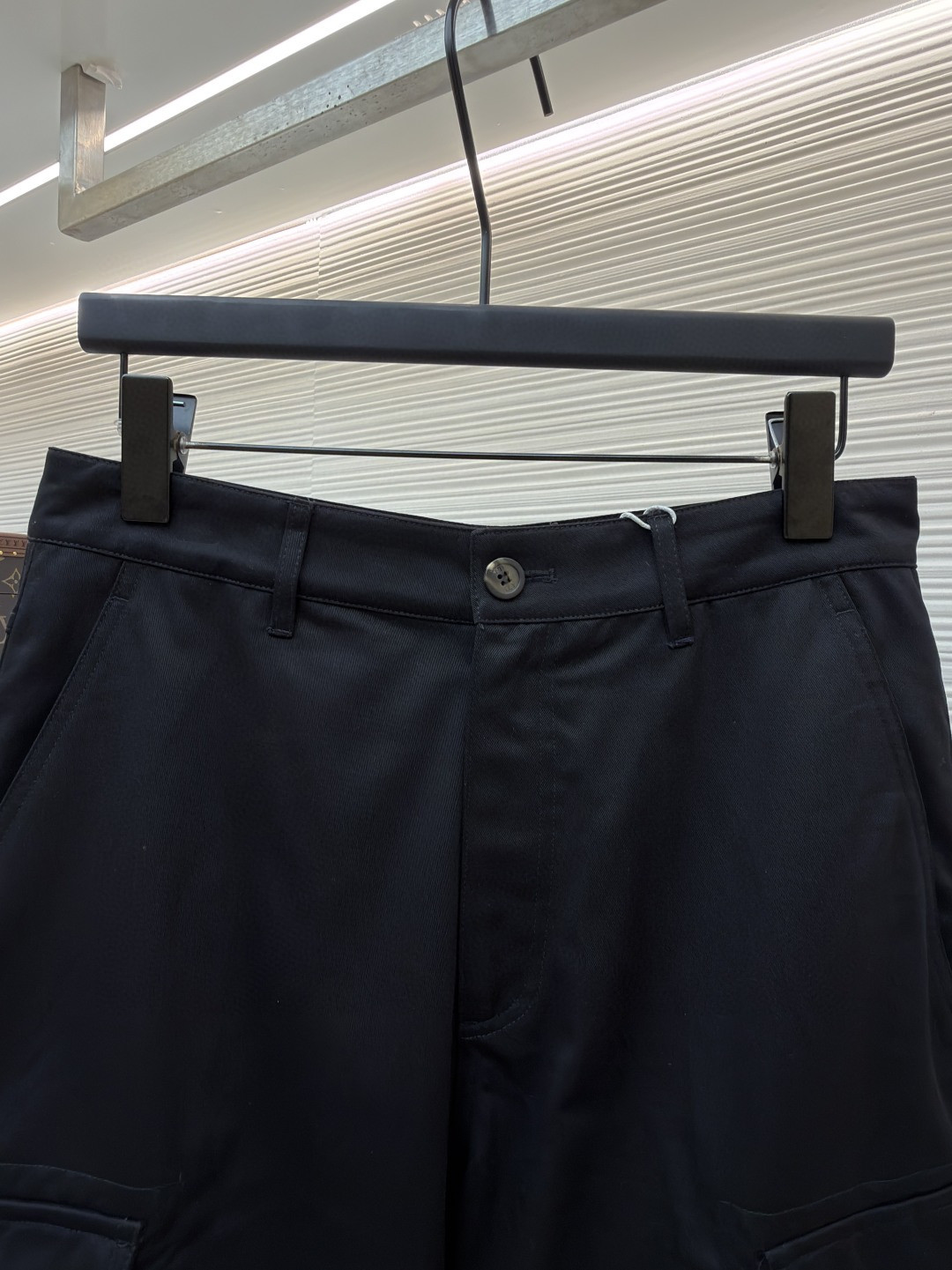 DIOR 迪奥 棉质华达呢工装裤 短裤 裤子 米色 黑色 B5 693C147A3131-C100