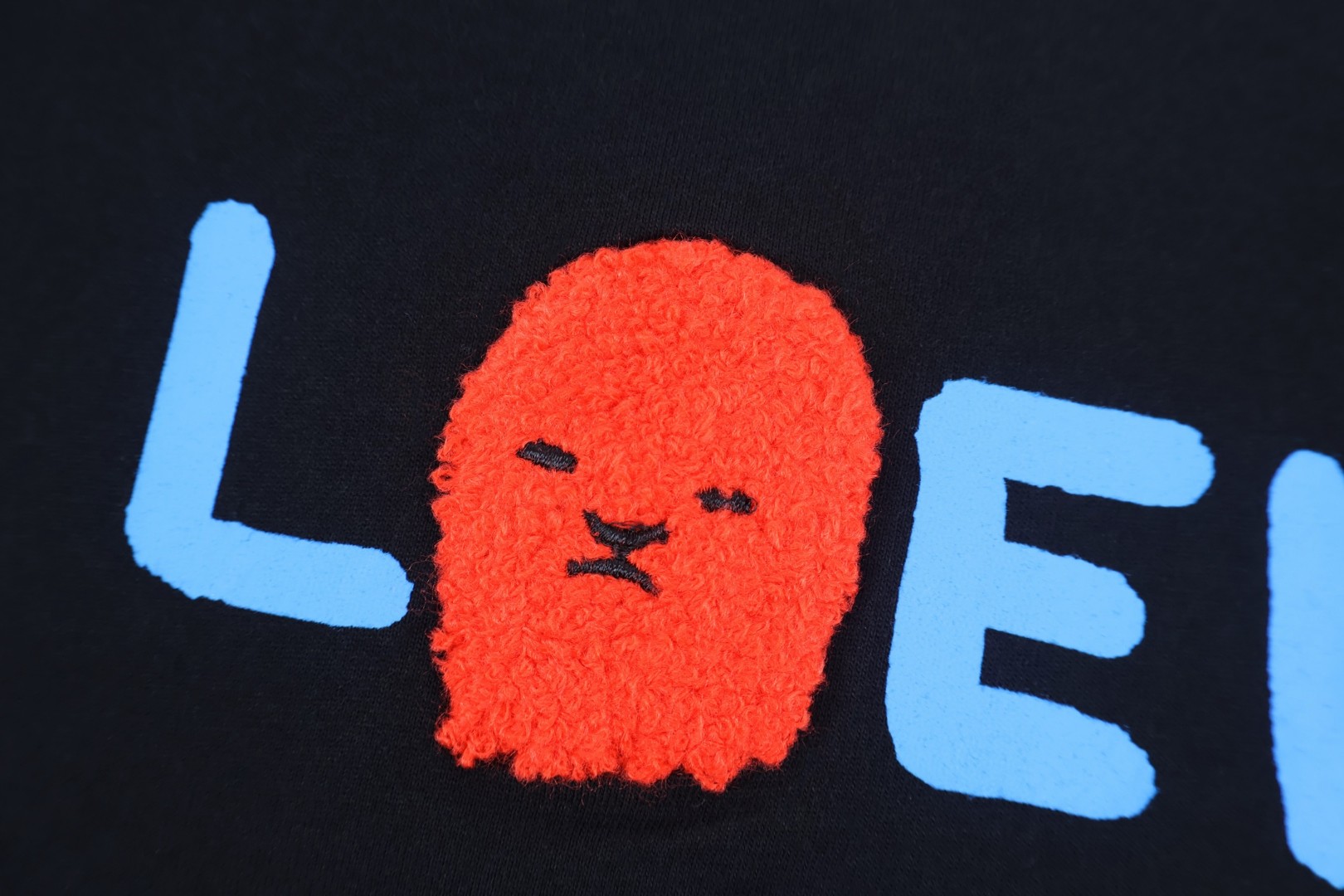 Loewe 罗意威 180周年限定 幽灵图案圆领短袖 T恤 白色 黑色 A0 H35OY22X01-2100