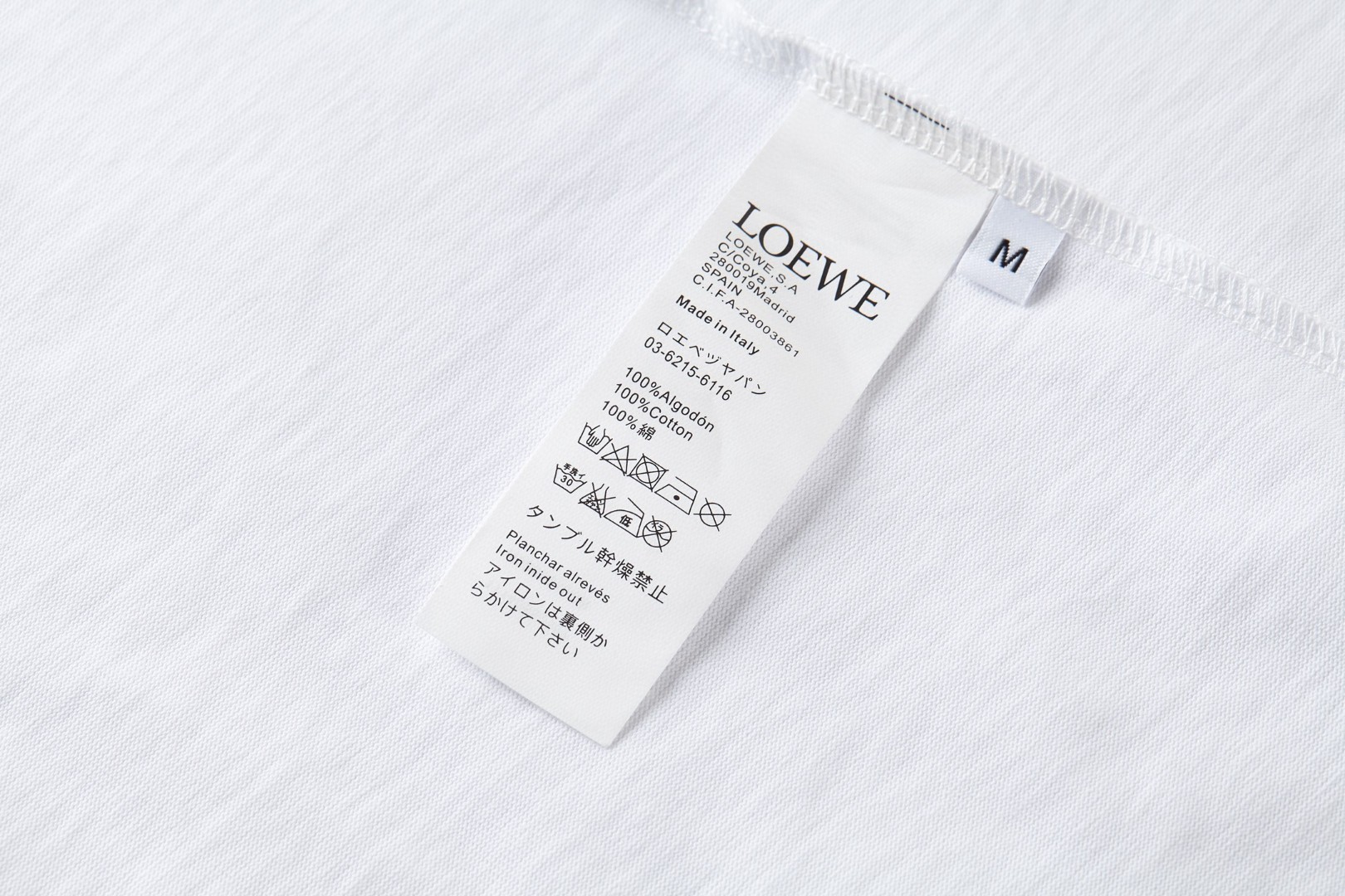Loewe 罗意威 口袋刺绣标识圆领短袖 T恤 白色 黑色 黄色 A0 H526Y22XDS-2100