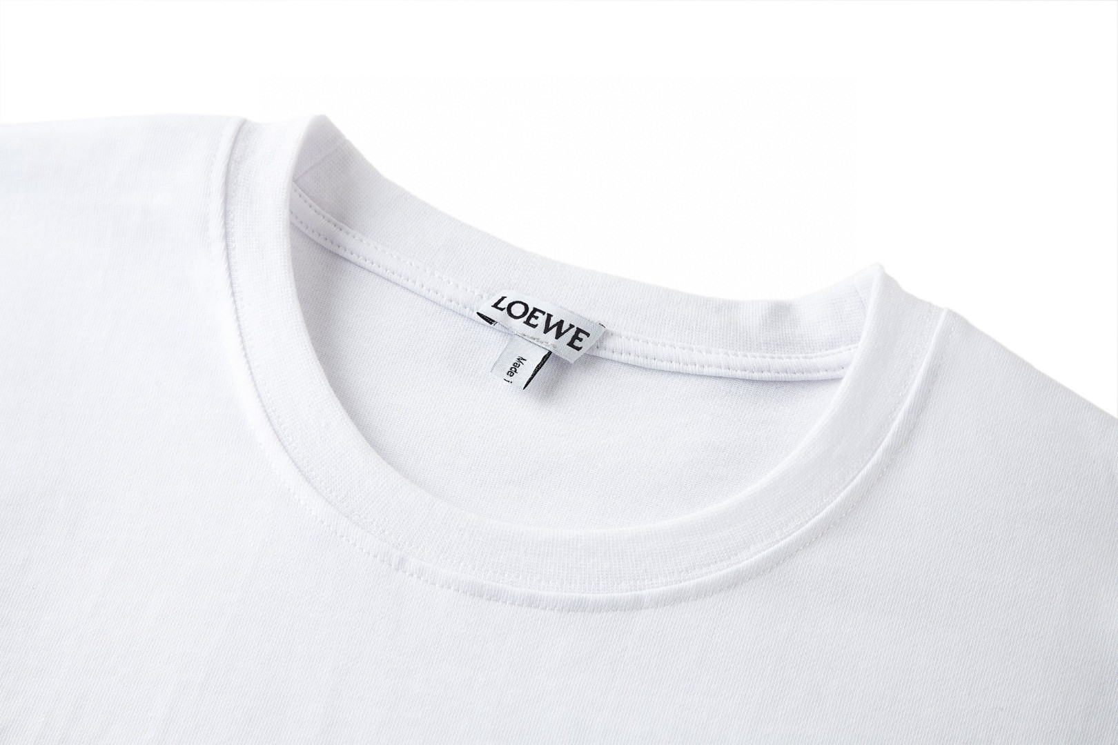 Loewe 罗意威 口袋刺绣标识圆领短袖 T恤 白色 黑色 黄色 A0 H526Y22XDS-2100