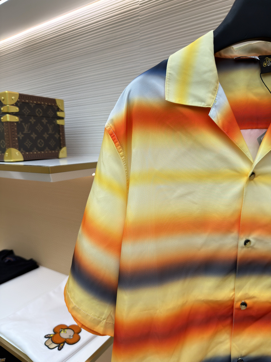 Loewe 罗意威 渐变条纹短袖衬衫 外套 夏季 B0 H616Y05XA7-9122