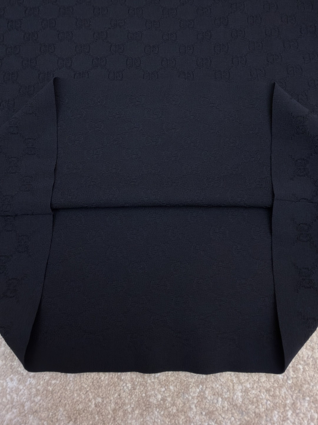 GUCCI 古驰 GG经典针织毛衣 针织衫 夏季 短袖 黑色 B0 
