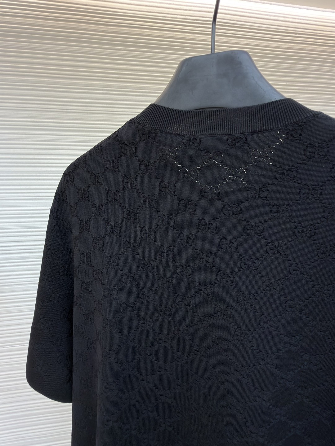 GUCCI 古驰 GG经典针织毛衣 针织衫 夏季 短袖 黑色 B0 