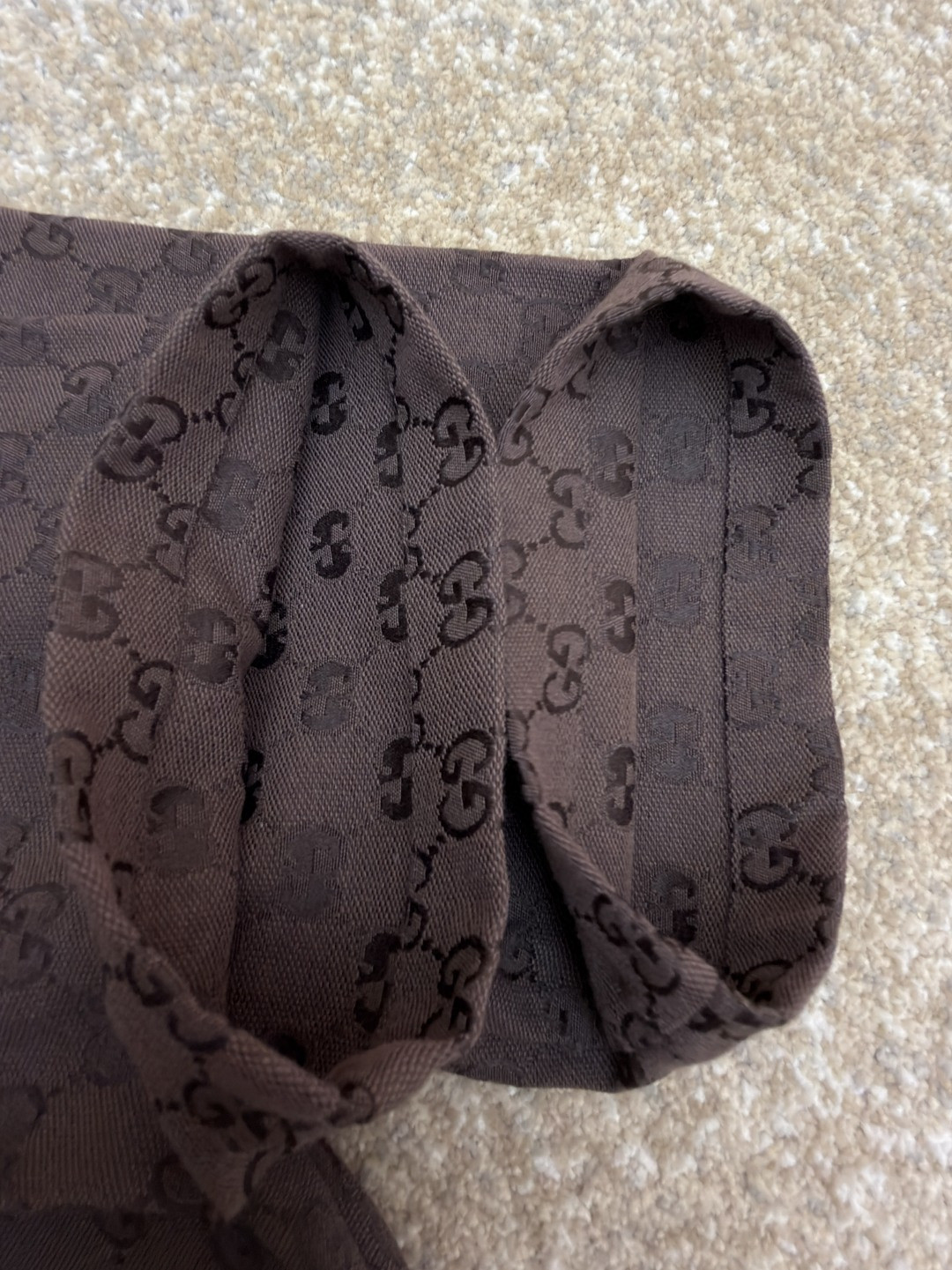 GUCCI 古驰 提花满印短袖衬衫 外套 夏季 棕色 黑色 B0