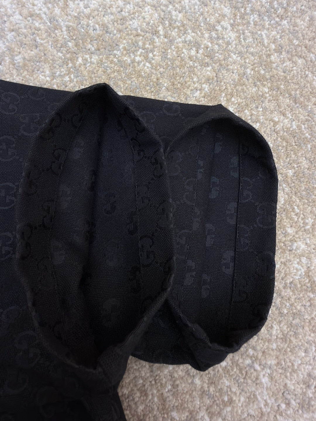 GUCCI 古驰 提花满印短袖衬衫 外套 夏季 棕色 黑色 B0