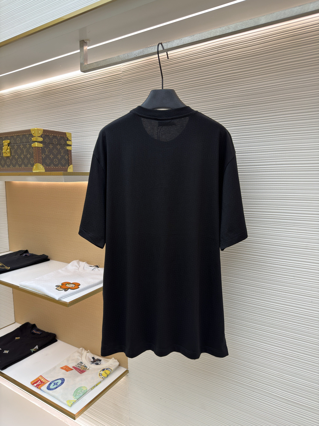 GUCCI 古驰 黑标红绿条圆领短袖 T恤 夏季 白色 黑色 A0 