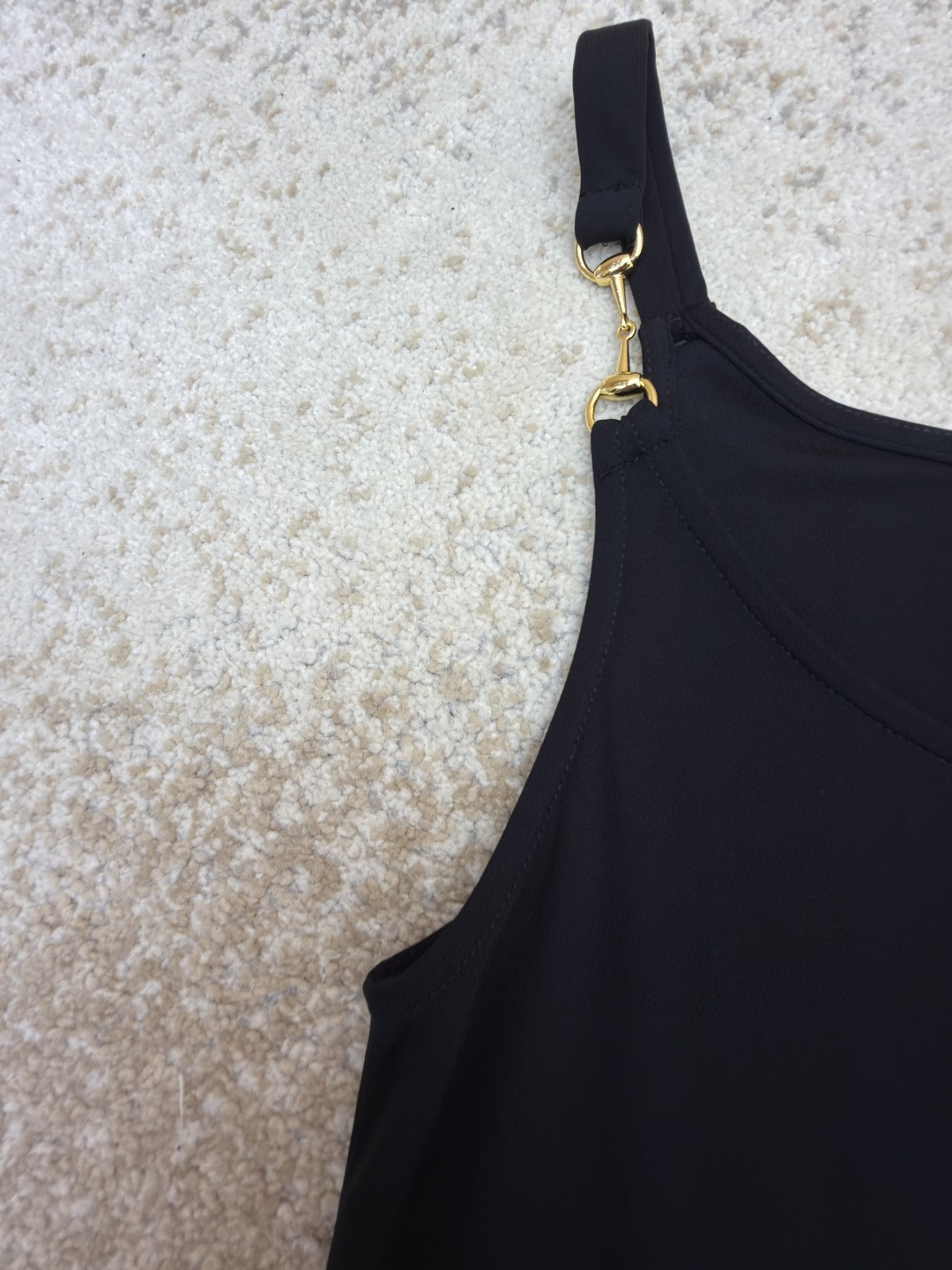 GUCCI 古驰 马衔扣肩带背心 吊带 夏季 白色 黑色 A0 872686-XUAPP-1000