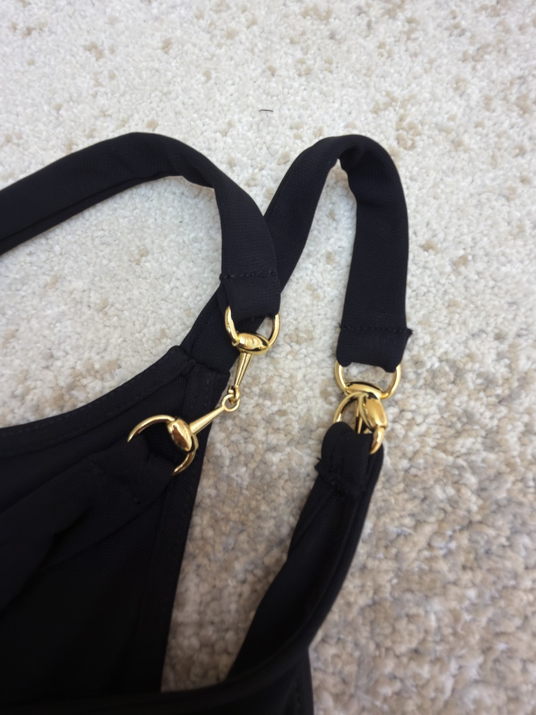 GUCCI 古驰 马衔扣肩带背心 吊带 夏季 白色 黑色 A0 872686-XUAPP-1000