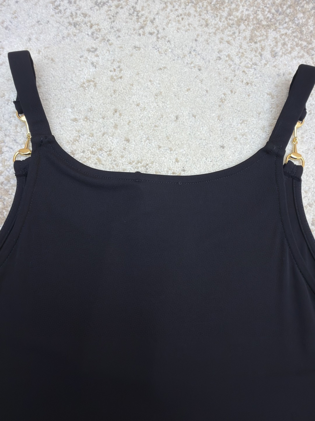 GUCCI 古驰 马衔扣肩带背心 吊带 夏季 白色 黑色 A0 872686-XUAPP-1000