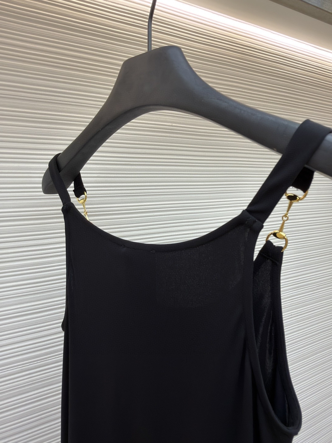 GUCCI 古驰 马衔扣肩带背心 吊带 夏季 白色 黑色 A0 872686-XUAPP-1000