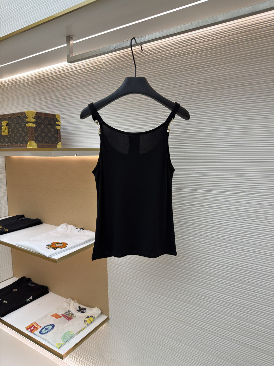 GUCCI 古驰 马衔扣肩带背心 吊带 夏季 白色 黑色 A0 872686-XUAPP-1000