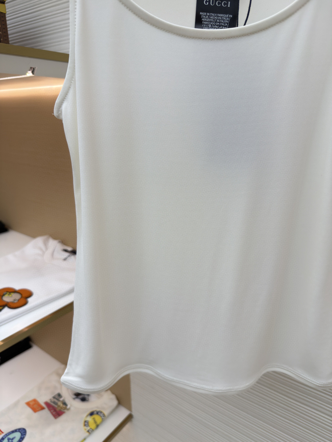GUCCI 古驰 马衔扣肩带背心 吊带 夏季 白色 黑色 A0 872686-XUAPP-1000