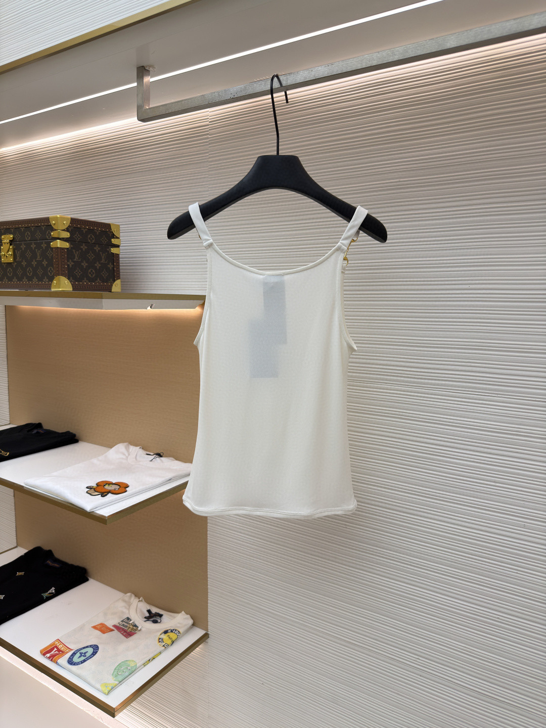 GUCCI 古驰 马衔扣肩带背心 吊带 夏季 白色 黑色 A0 872686-XUAPP-1000