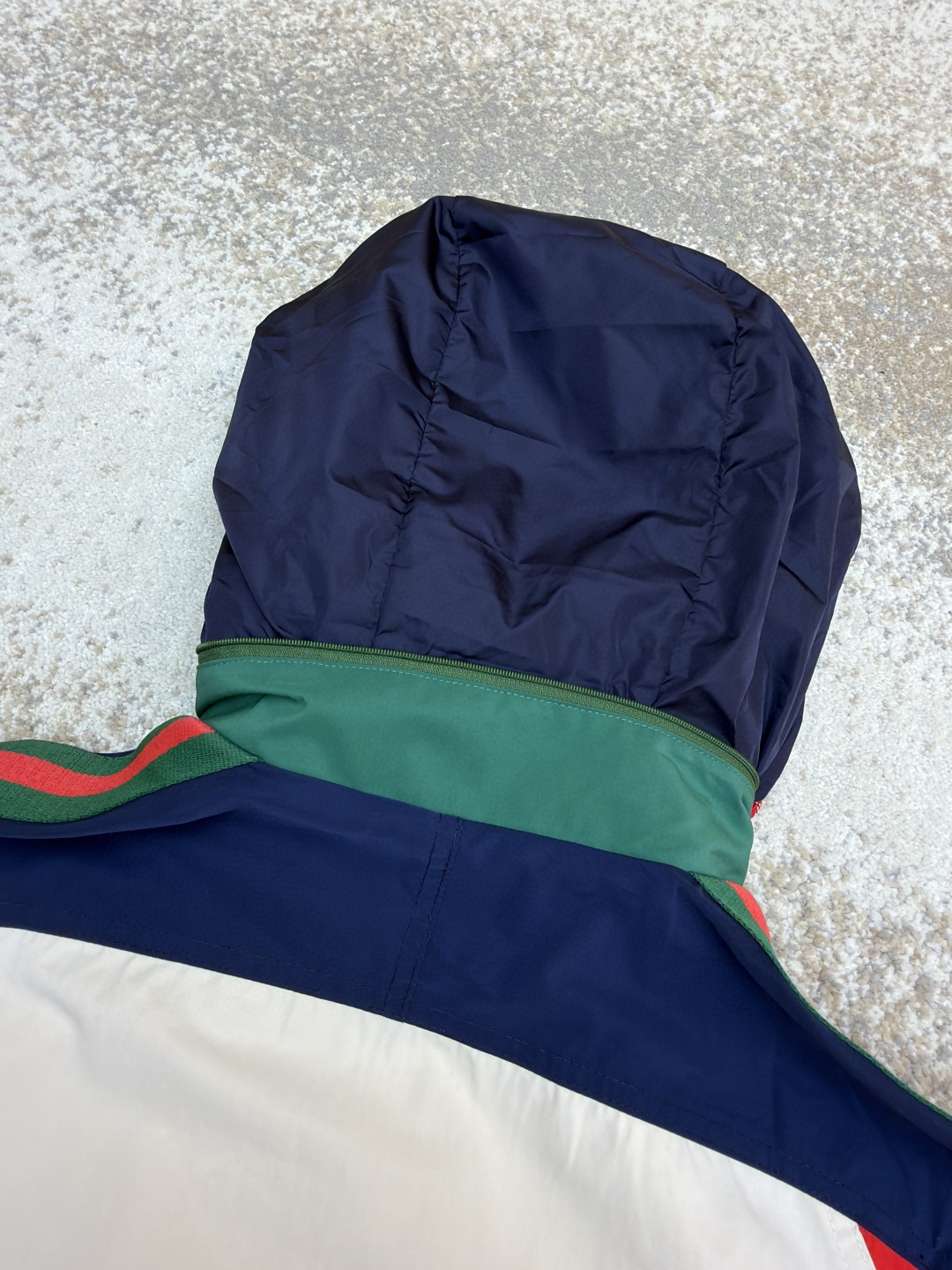GUCCl 古驰 撞色拼接尼龙拉链夹克 外套 长袖 C0 747369 ZANYS 9791